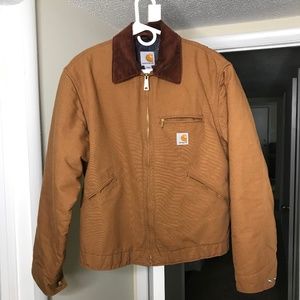 Carhartt Men's Blanket-Lined Duck Detroit Jacket T